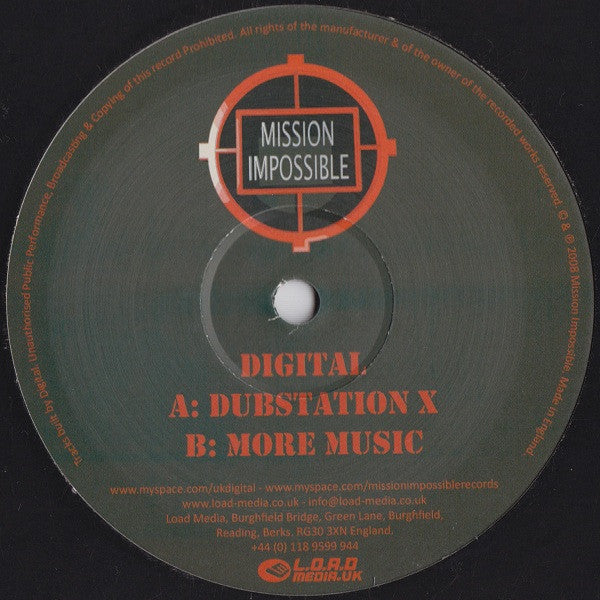 Digital : Dubstation X / More Music (12")