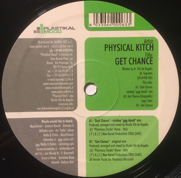 Physical Kitch : Get Chance (12")