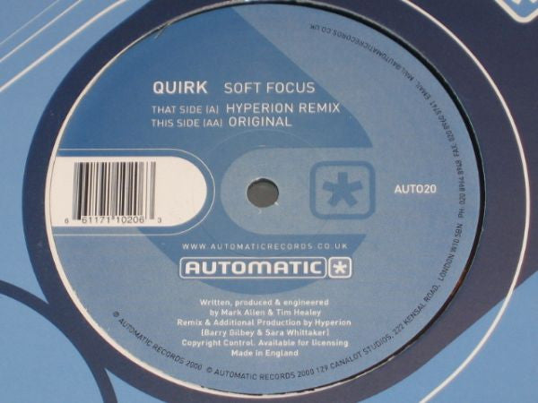 Quirk : Soft Focus (12")