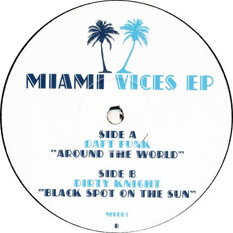 Daft Punk / Mark Knight & Dark Knight (2) : Miami Vices (12", EP, Unofficial)