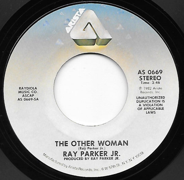 Ray Parker Jr. : The Other Woman (7", Single, Styrene, All)
