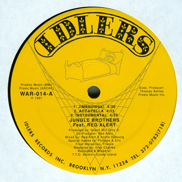 Jungle Brothers : Jimbrowski / Bragging And Boasting (12", RE)