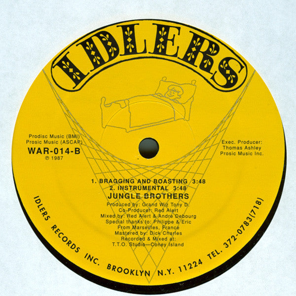 Jungle Brothers : Jimbrowski / Bragging And Boasting (12", RE)