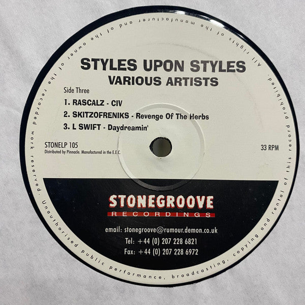 Various : Styles Upon Styles: Hip Hop From The Ground On Up (2x12", Comp)