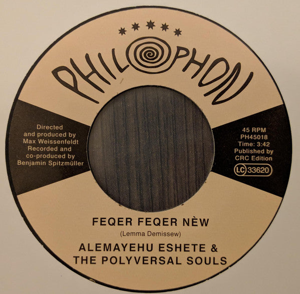 Alemayehu Eshete & The Polyversal Souls : Feqer Feqer Nèw / Portrait Of Alemayehu (Daytime) (7", Single)