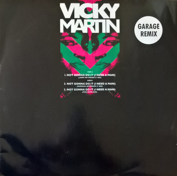 Vicky Martin : Not Gonna Do It (I Need A Man) (12")