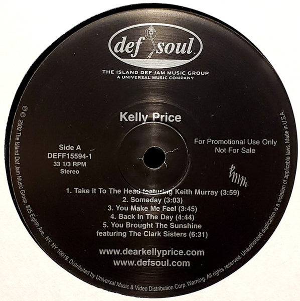 Kelly Price : Kelly Price (LP, Promo, Smplr)