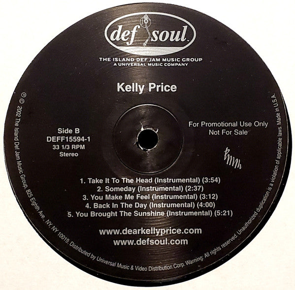 Kelly Price : Kelly Price (LP, Promo, Smplr)