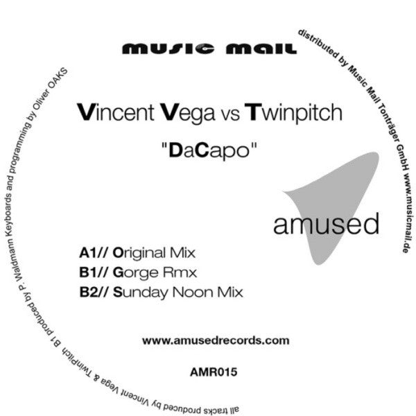 Vincent Vega (3) vs. Twinpitch : Da Capo (12")