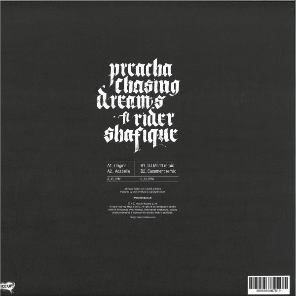 Preacha (3) : Chasing Dreams  (12", EP)