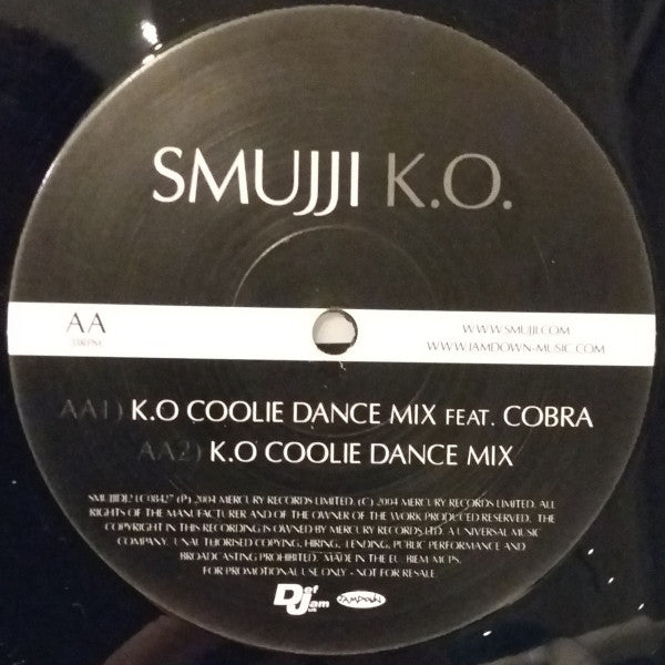 Smujji : K.O. (12", Promo)
