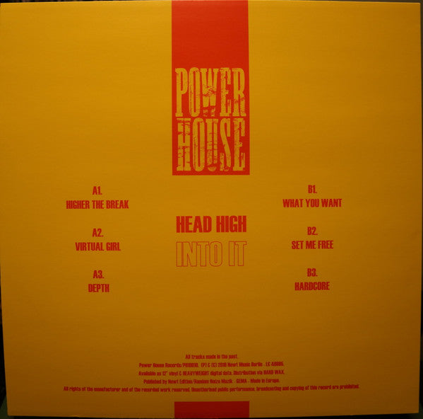 Head High : Into It (12", EP)