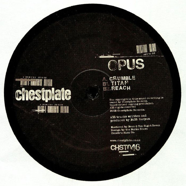 Opus (23) : Crumble (12")