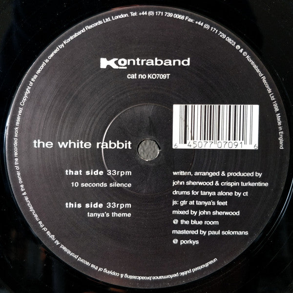 The White Rabbit : 10 Seconds Silence / Tanya's Theme (12")