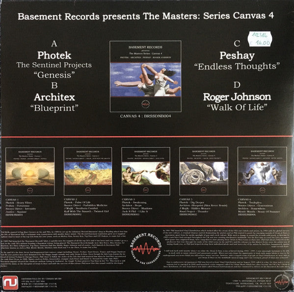 Various : The Masters Series: Canvas 4 (2x12", RE)