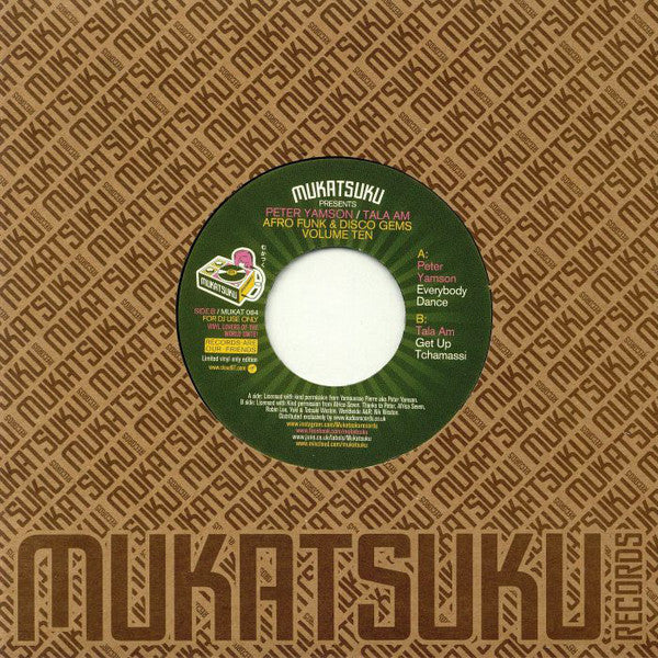 Peter Yamson / Tala André Marie : Afro Funk & Disco Gems Volume Ten (7", Ltd)