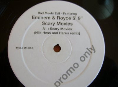 Bad Meets Evil Featuring Eminem & Royce Da 5'9" : Scary Movies (12", Promo)