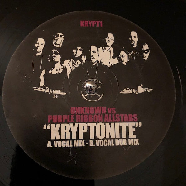Purple Ribbon Allstars : Unknown vs. Purple Ribbon Allstars - Kryptonite (12")