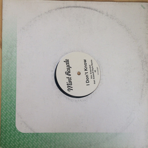 Mint Royale : I Don't Know (12", Promo)