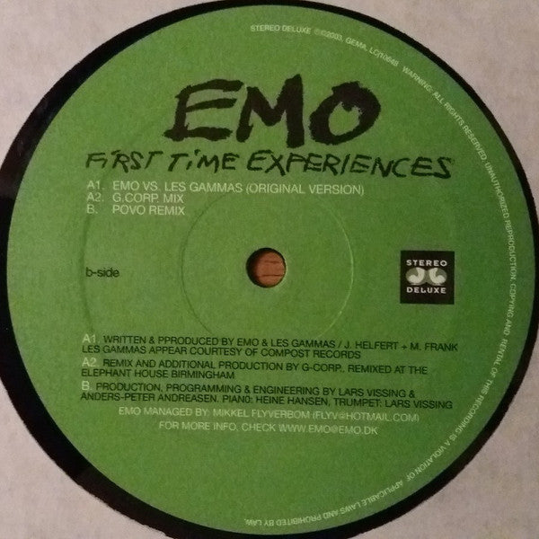EMO & Les Gammas : First Time Experiences (12")