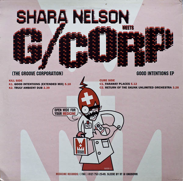 Shara Nelson Meets Groove Corporation : Good Intentions EP (12", EP, Promo)