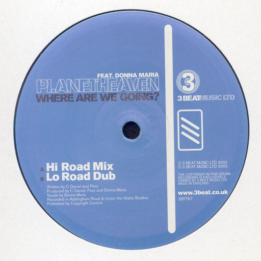 Planet Heaven : Where Are We Going? (12")