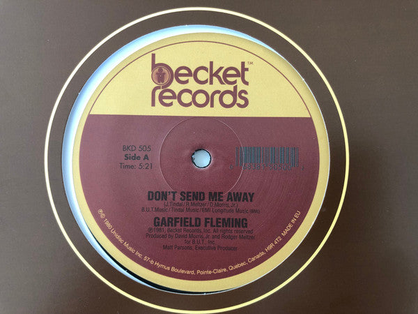Garfield Fleming : Don't Send Me Away (12", RSD, Single, RE)