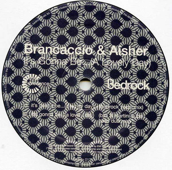 Brancaccio & Aisher : It's Gonna Be... (A Lovely Day) (12", Promo)