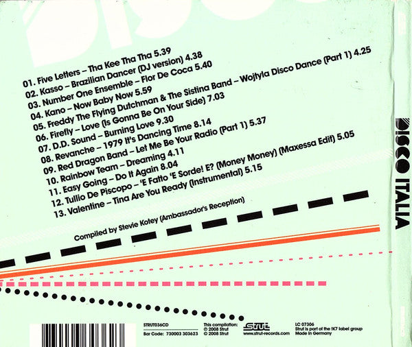 Various : Disco Italia (Essential Italo Disco Classics 1977-1985) (CD, Comp, Dig)