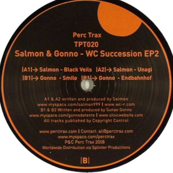 Salmon & Gonno : WC Succession EP2 (12", EP)