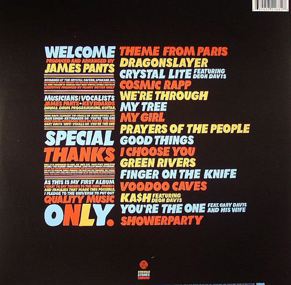 James Pants : Welcome (2xLP, Album)