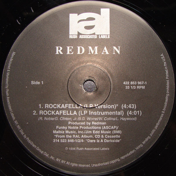Redman : Rockafella (12", RE)