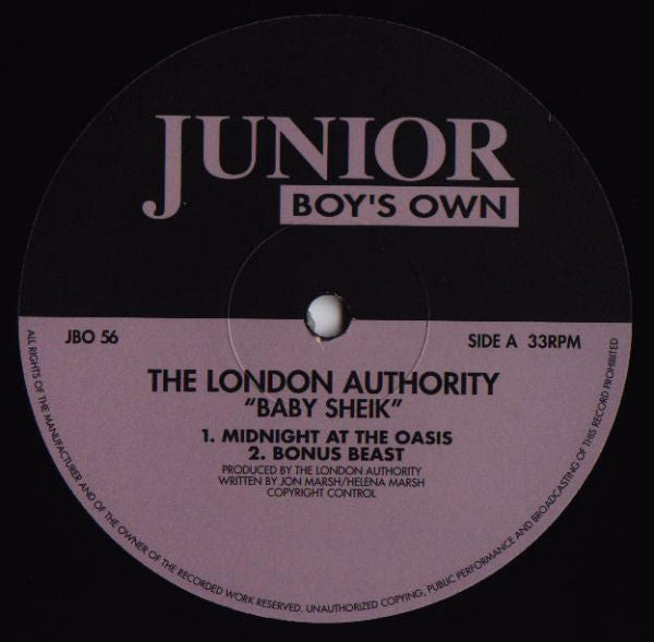 The London Authority : Baby Sheik (12")