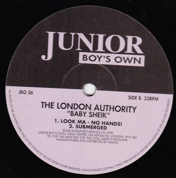 The London Authority : Baby Sheik (12")