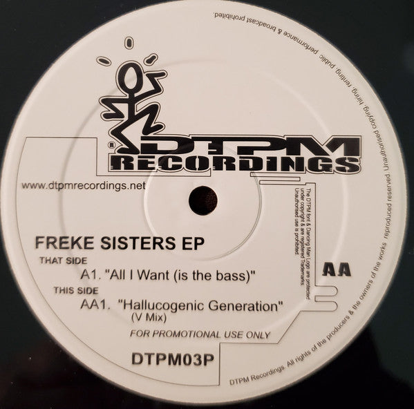 Freke Sisters : Freke Sisters EP (12", EP, Promo)