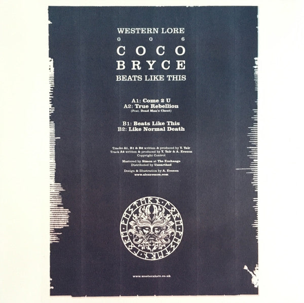 Coco Bryce : Beats Like This (12", EP)