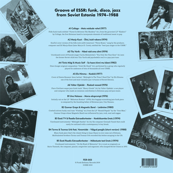 Various : Groove Of ESSR: Funk, Disco, Jazz From Soviet Estonia (LP, Comp)