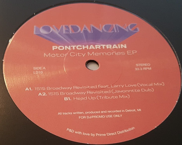 Pontchartrain : Motor City Memories EP  (12", EP)