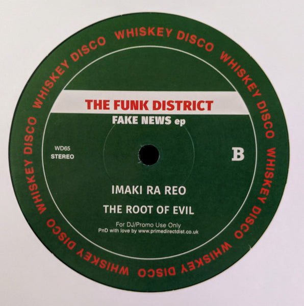 The Silver Rider / The Funk District : Fake News EP  (12", EP, Promo)