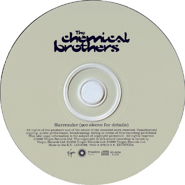 The Chemical Brothers : Surrender (CD, Album, Swi)