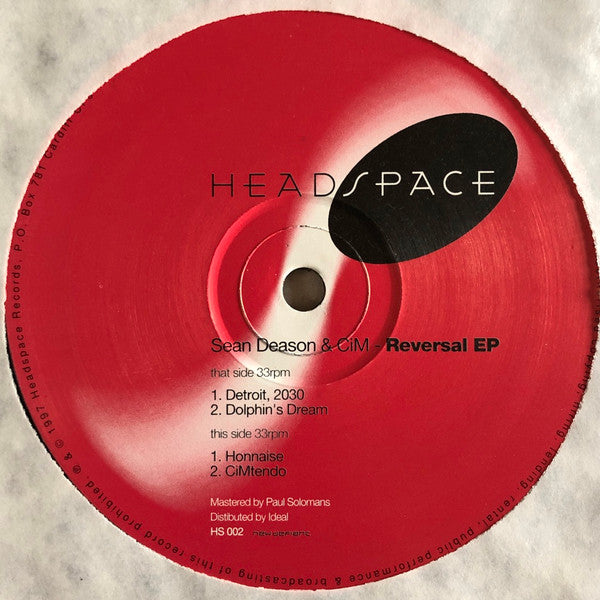 Sean Deason / CiM : Reversal (12", EP)