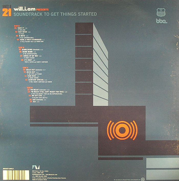 Will.I.Am* : Must B 21 (Soundtrack To Get Things Started) (2xLP, Album)