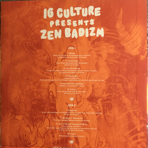 IG Culture : Zen Badizm (2x12", Album)