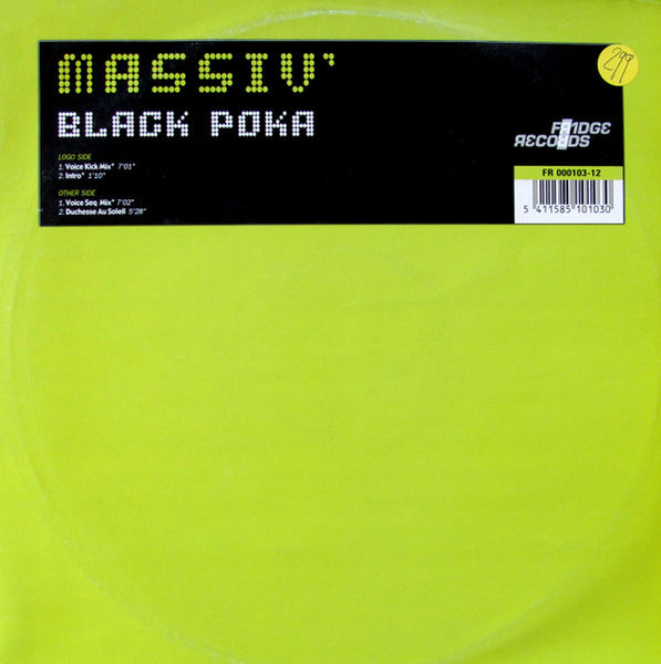 Massiv' : Black Poka (12")