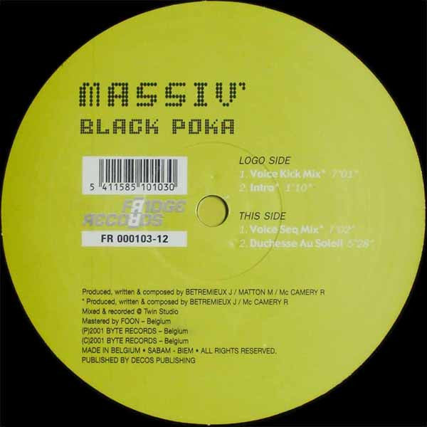 Massiv' : Black Poka (12")
