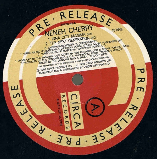 Neneh Cherry : Inna City Mamma (12", Promo)