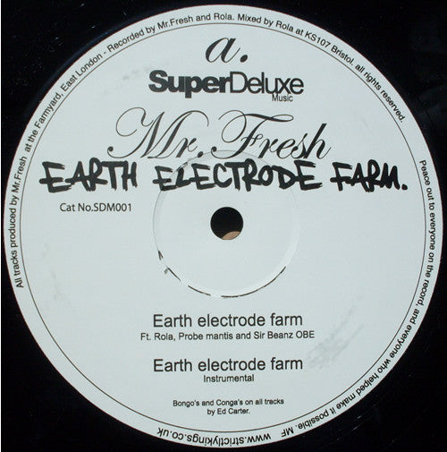 Mr. Fresh : Earth Electrode Farm (12")