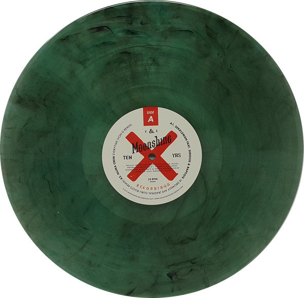 Various : Moonshine Recordings X Ten Yrs - Versions & Excursions (2x12", Album, Comp, Cle)