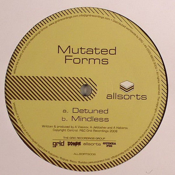 Mutated Forms : Detuned / Mindless (12")