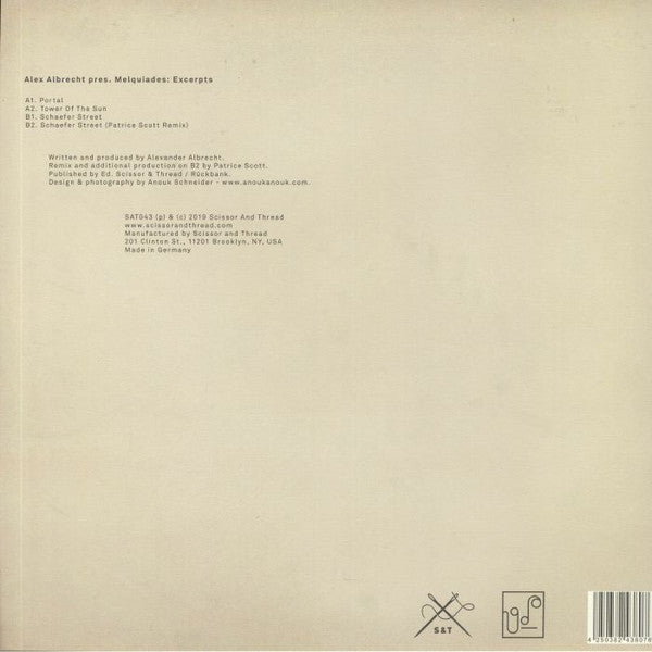 Alex Albrecht Pres. Melquíades : Excerpts (12", EP)